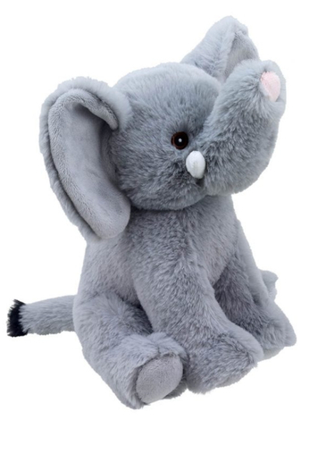 Eco Cuddlies - Mini Ella The Elephant - Wilberry Puppet Company